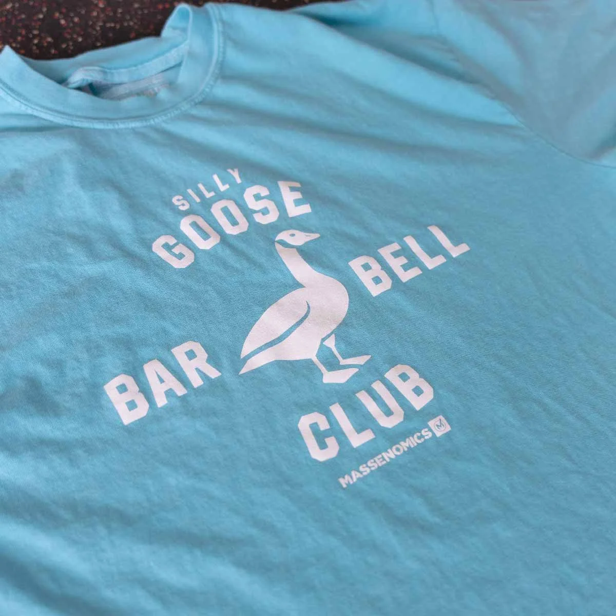 silly goose tee detail