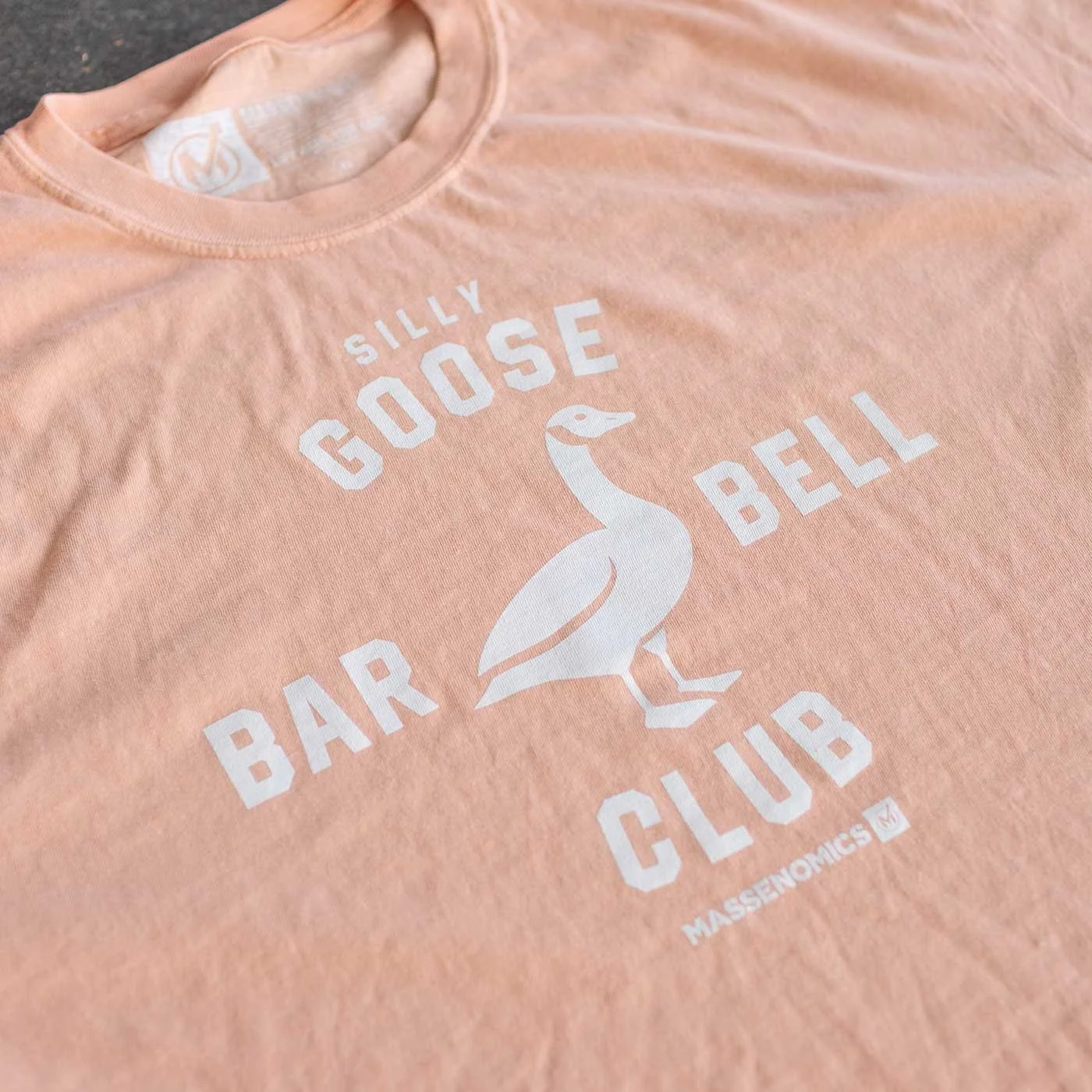 silly goose tee detail