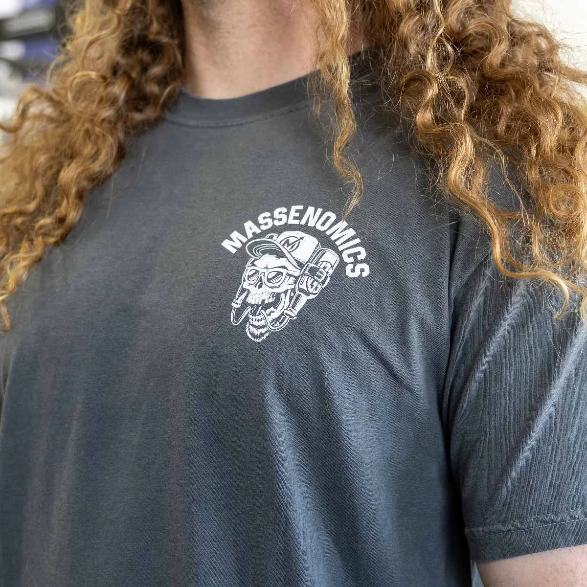 drinking team front imprint detail