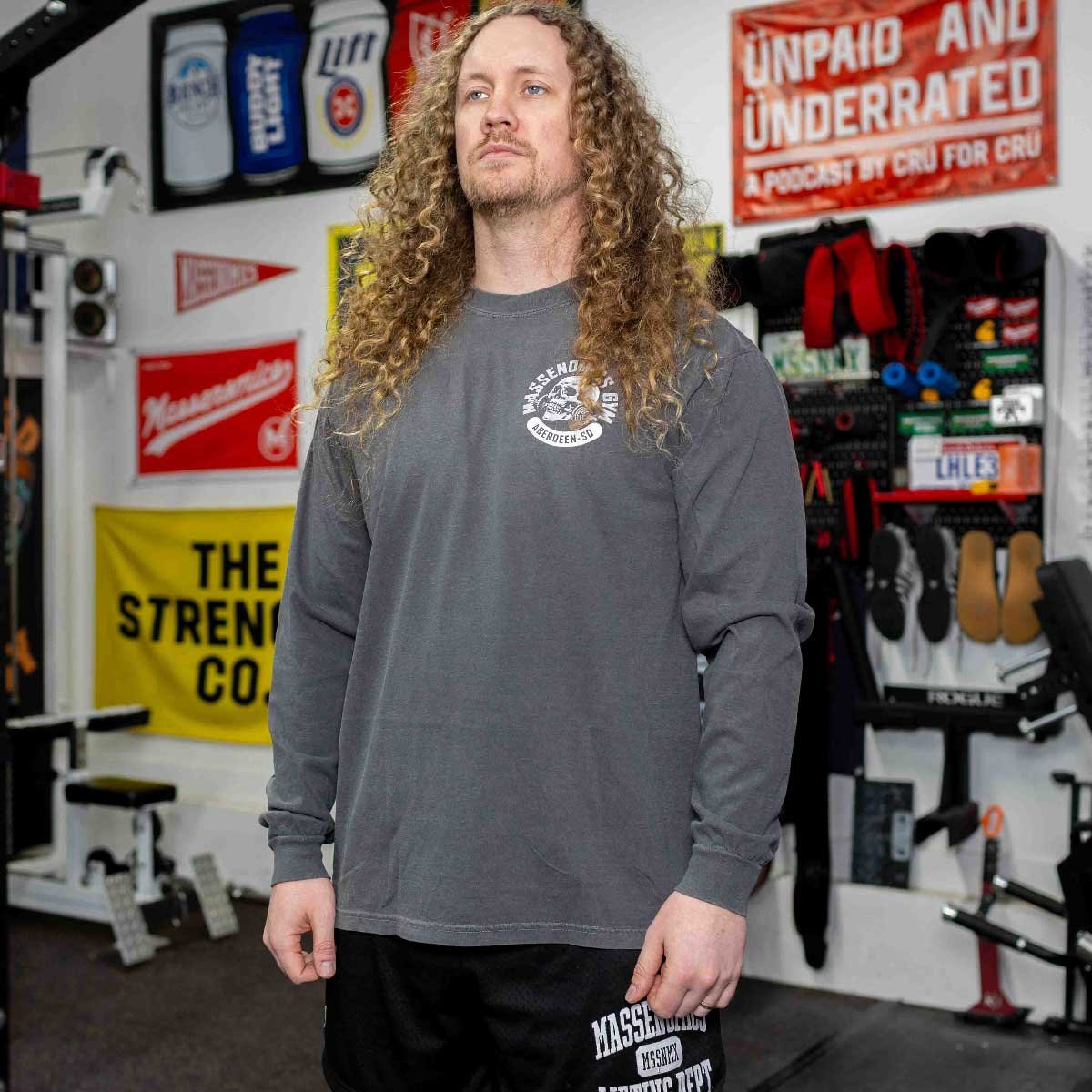 gym skull model front