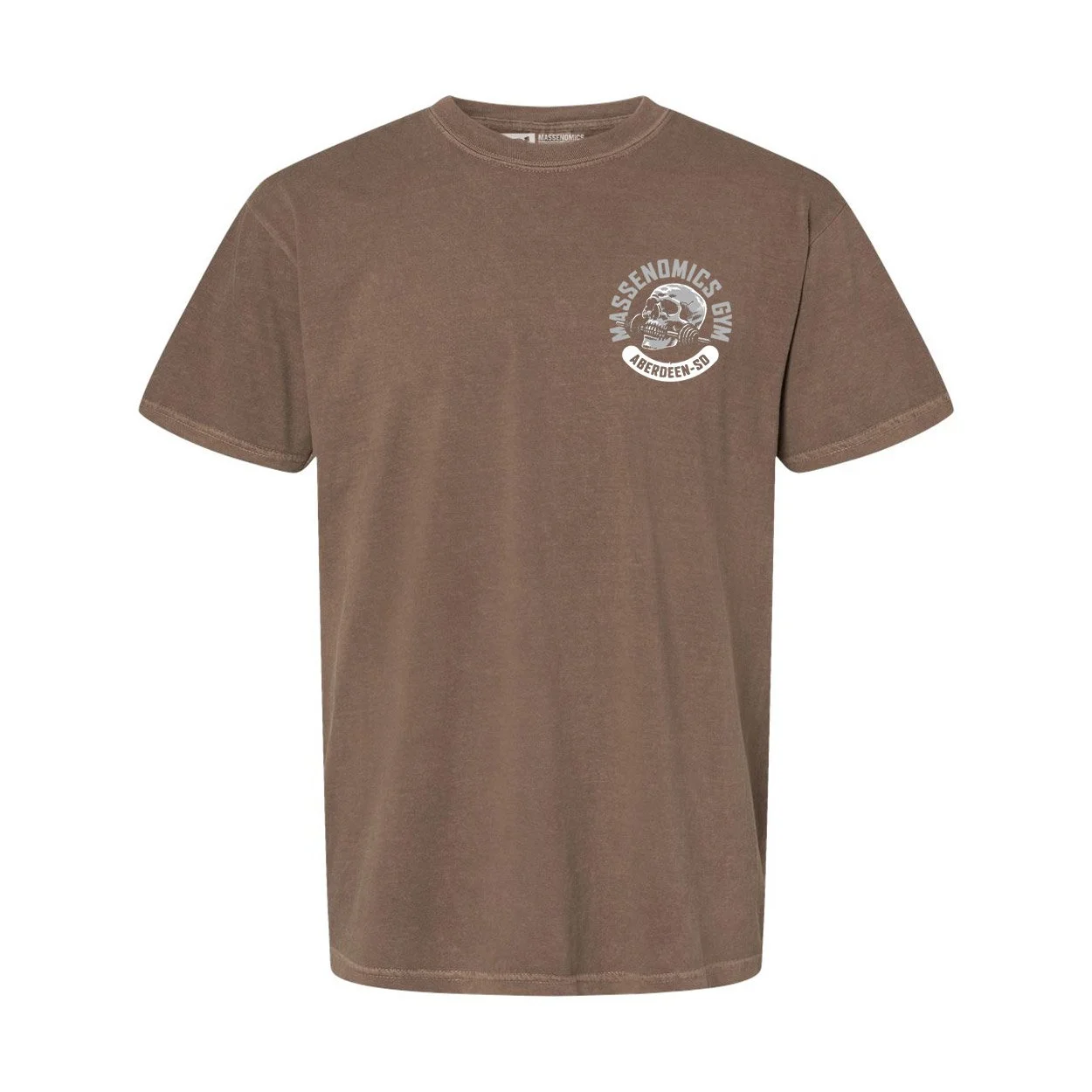 gym skull front mockup