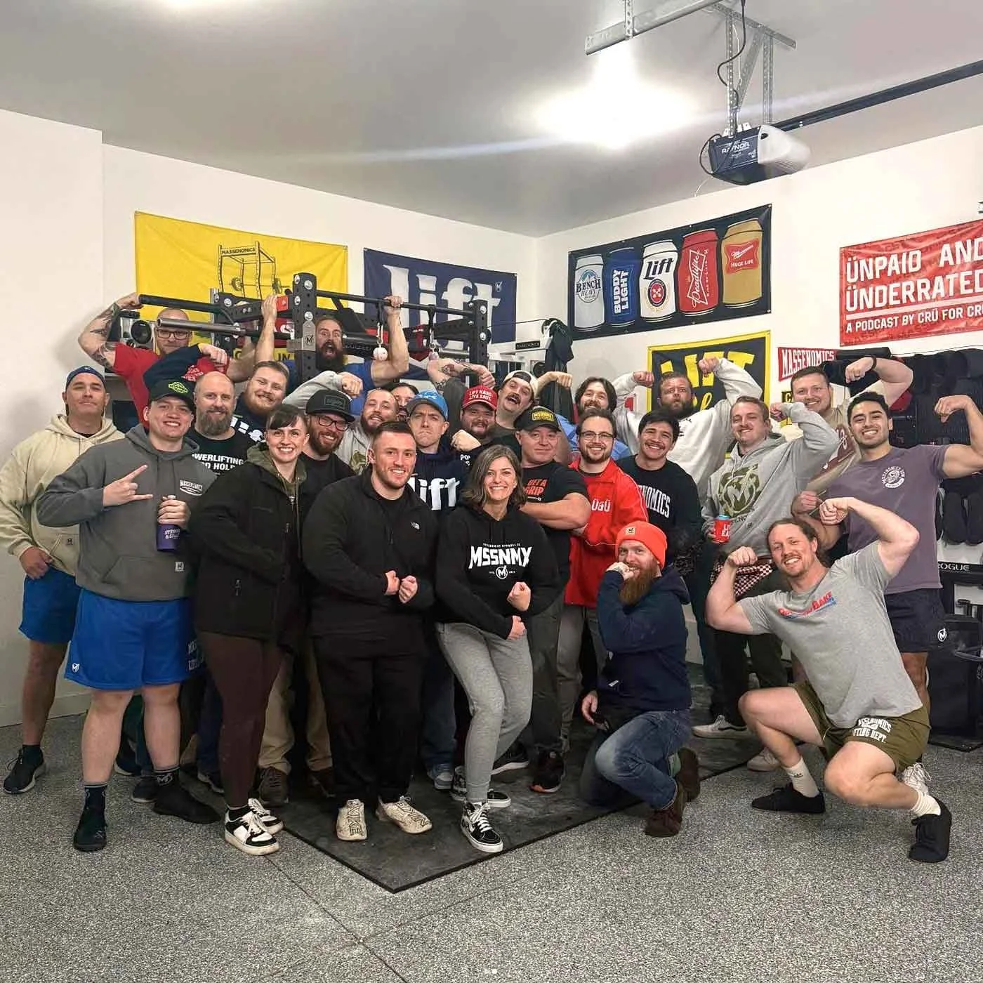 cru hangout in garage