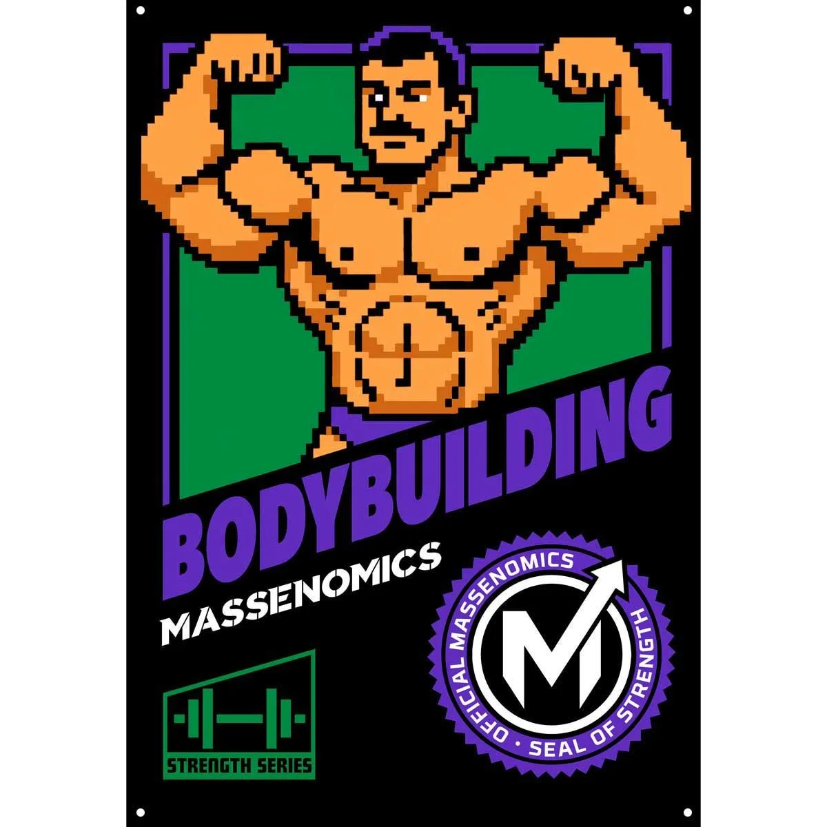 8-Bit Bodybuilding Flag