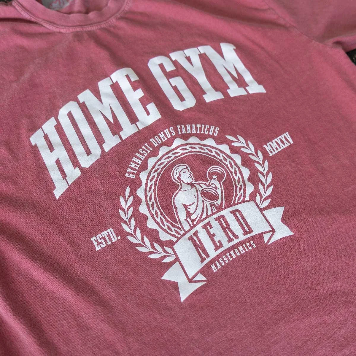 home gym nerd front imprint