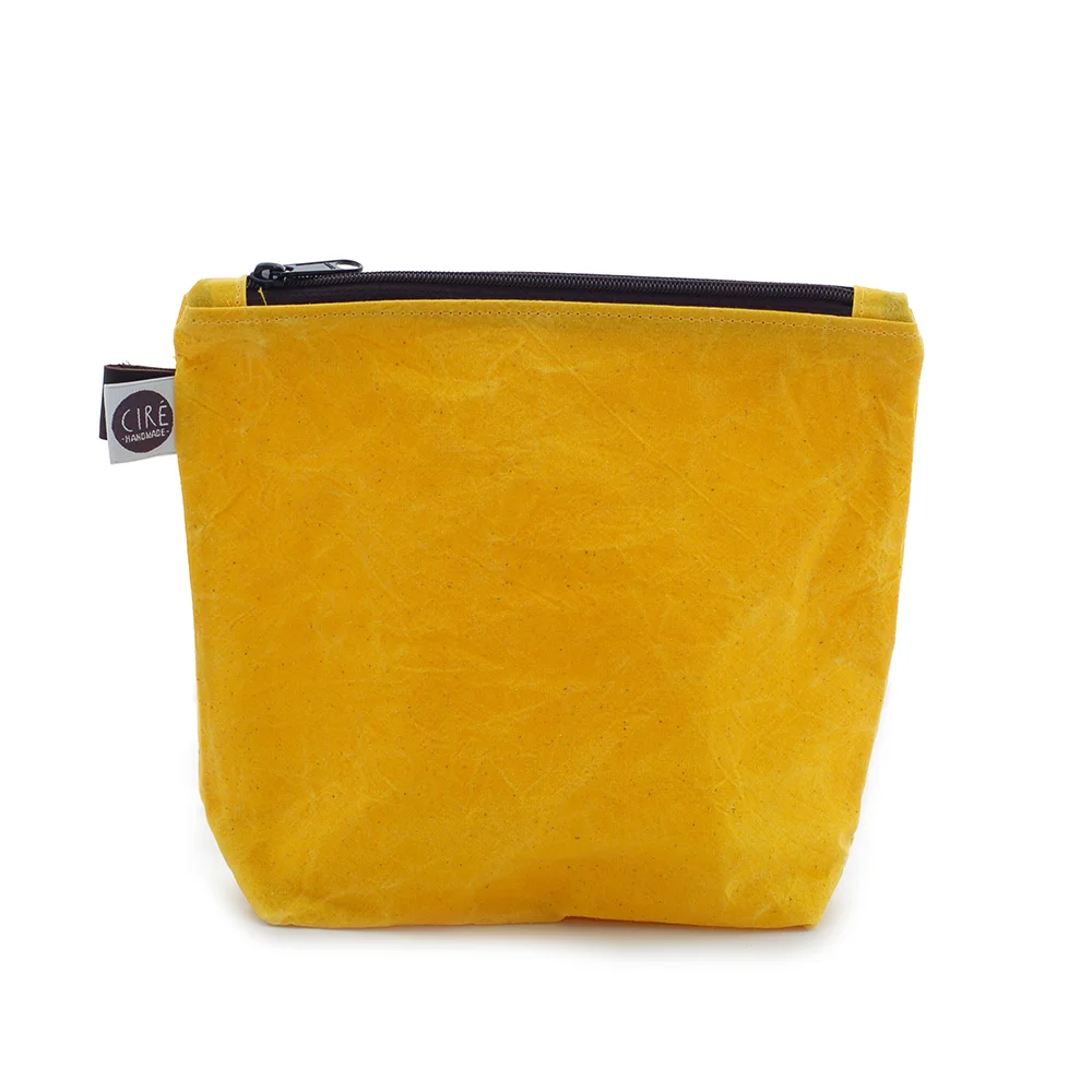 Ciré - Natural Dyed Waxed Canvas Washbags