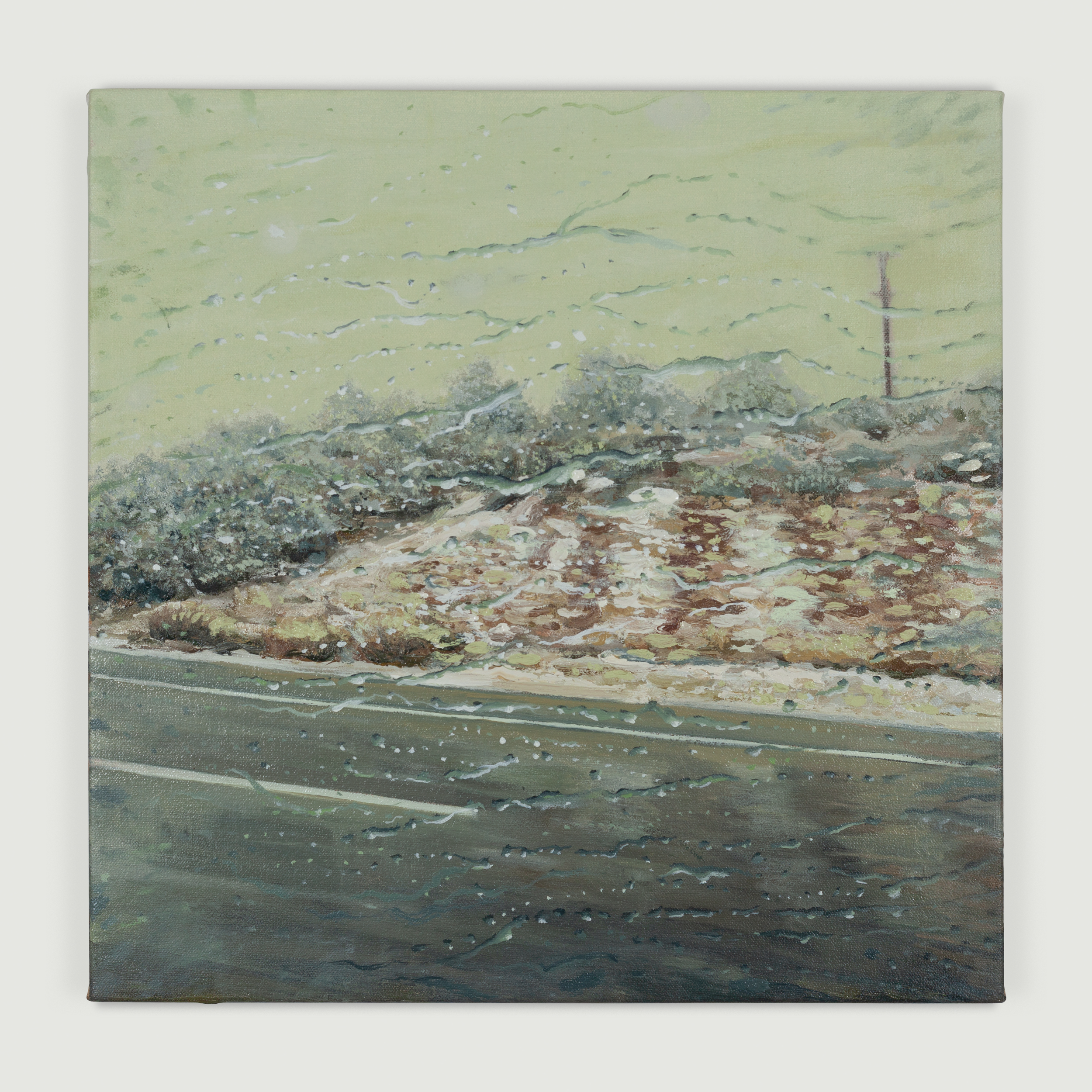  Snow Melt, 2025 15” x 15” Oil on canvas 