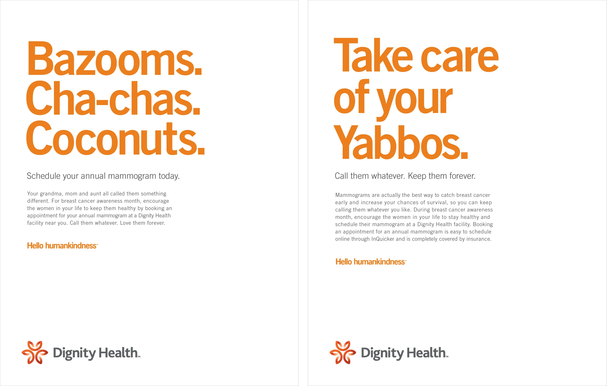 Dignity Health | Mammography | Print