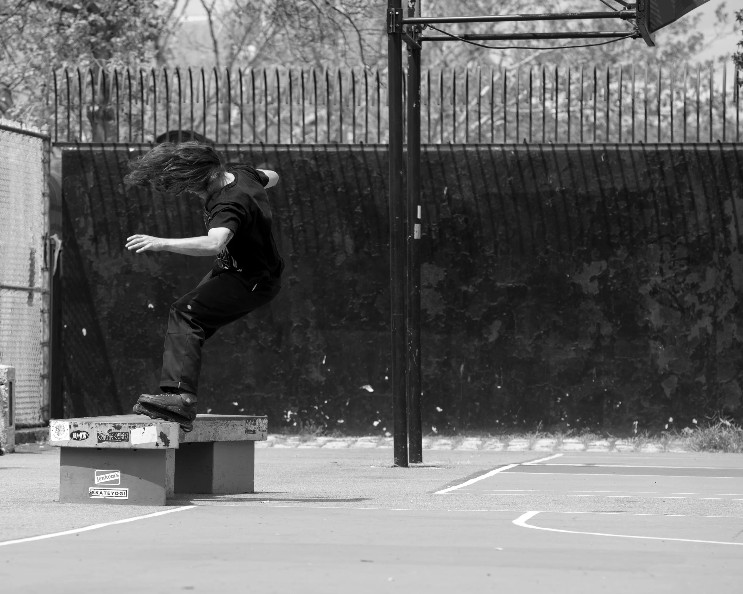 Rollerblading Soul Brother Grind