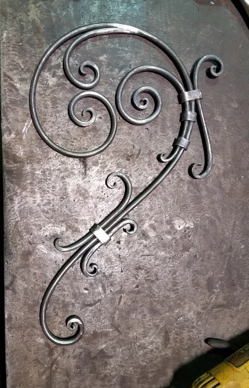 Decorative scroll work