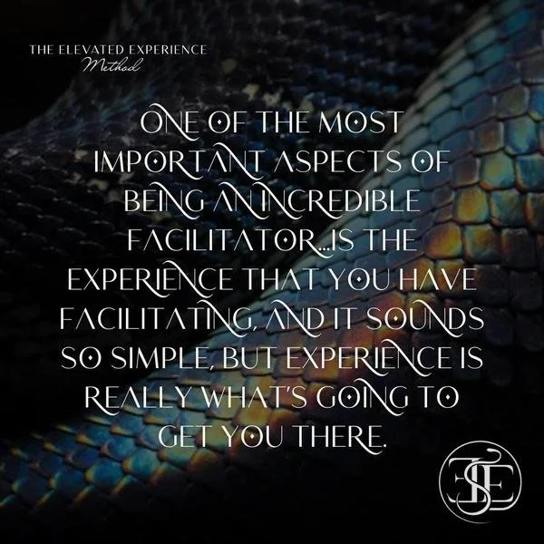 Your EXPERIENCE is your greatest qualifier 