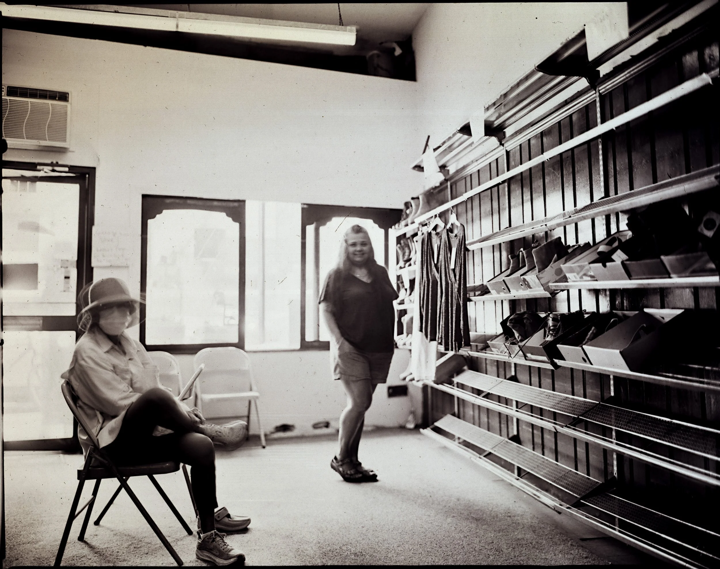  8×10 paper negatve, caffenol 