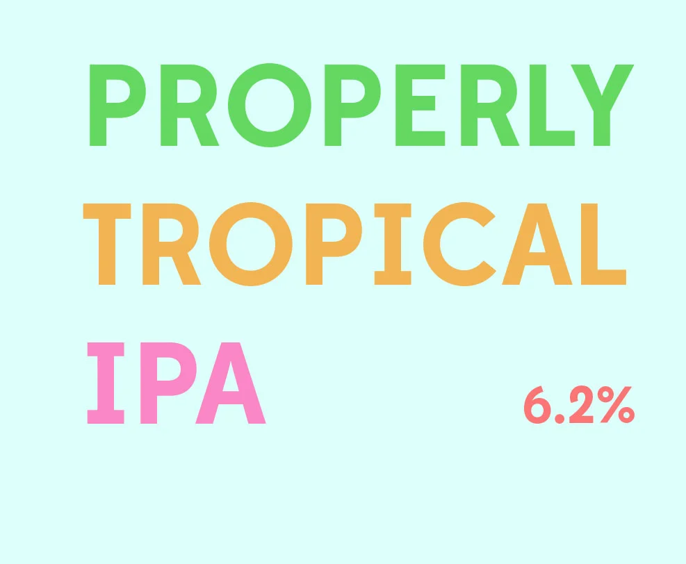 One of our most popular beers - we’ve sold out of this, but we’re going to bring it back. Just wait.