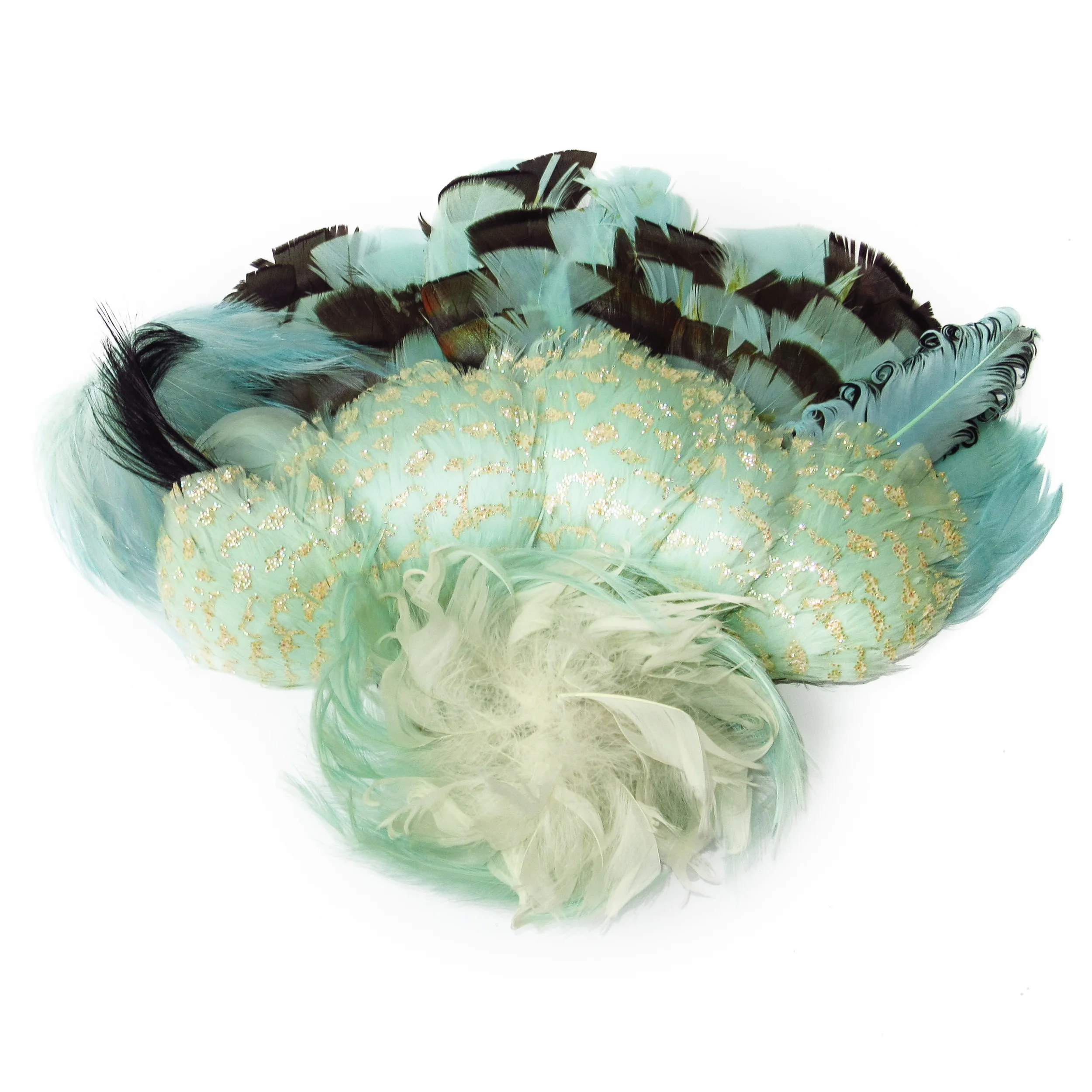Plumes bleu pastel