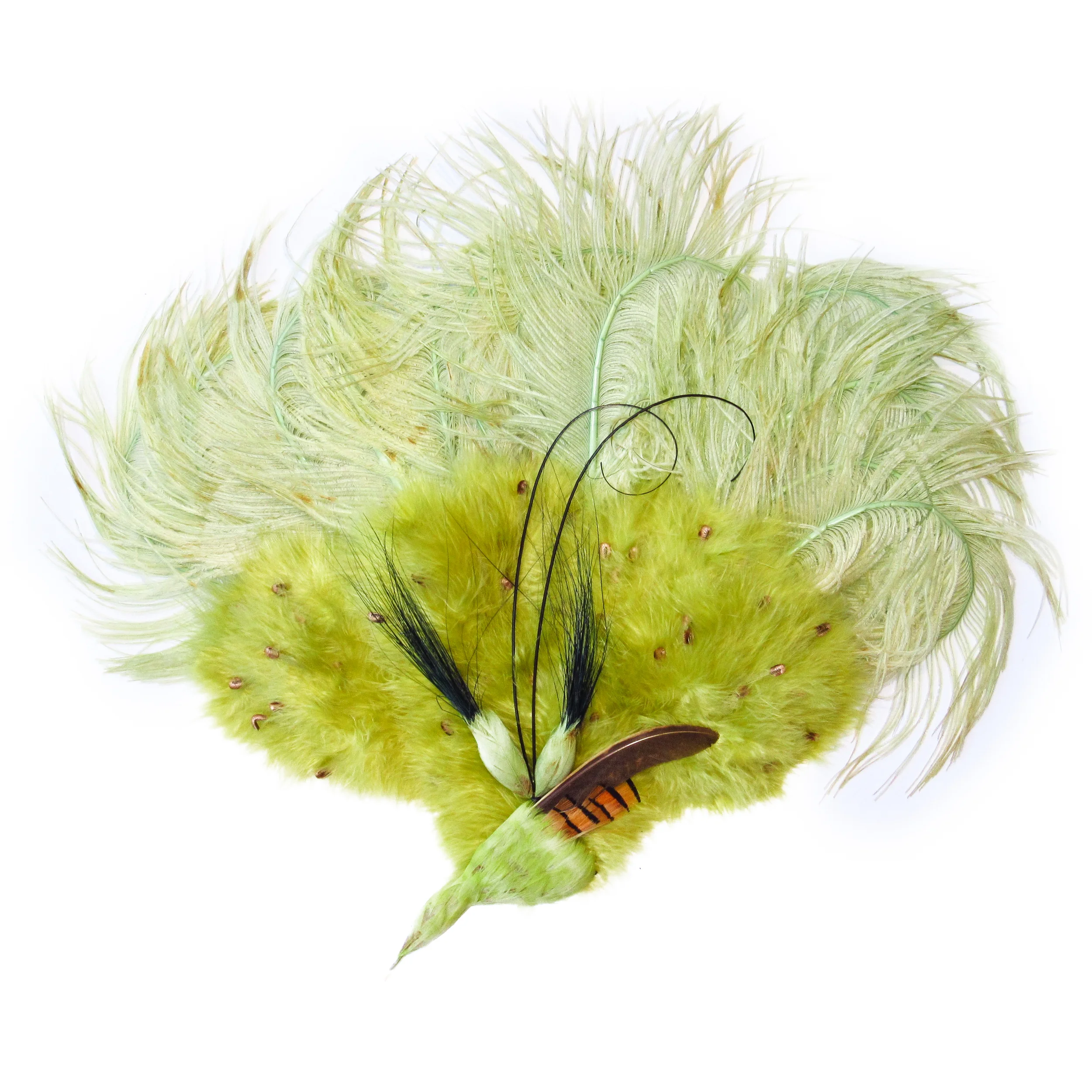 Plumes vert pomme