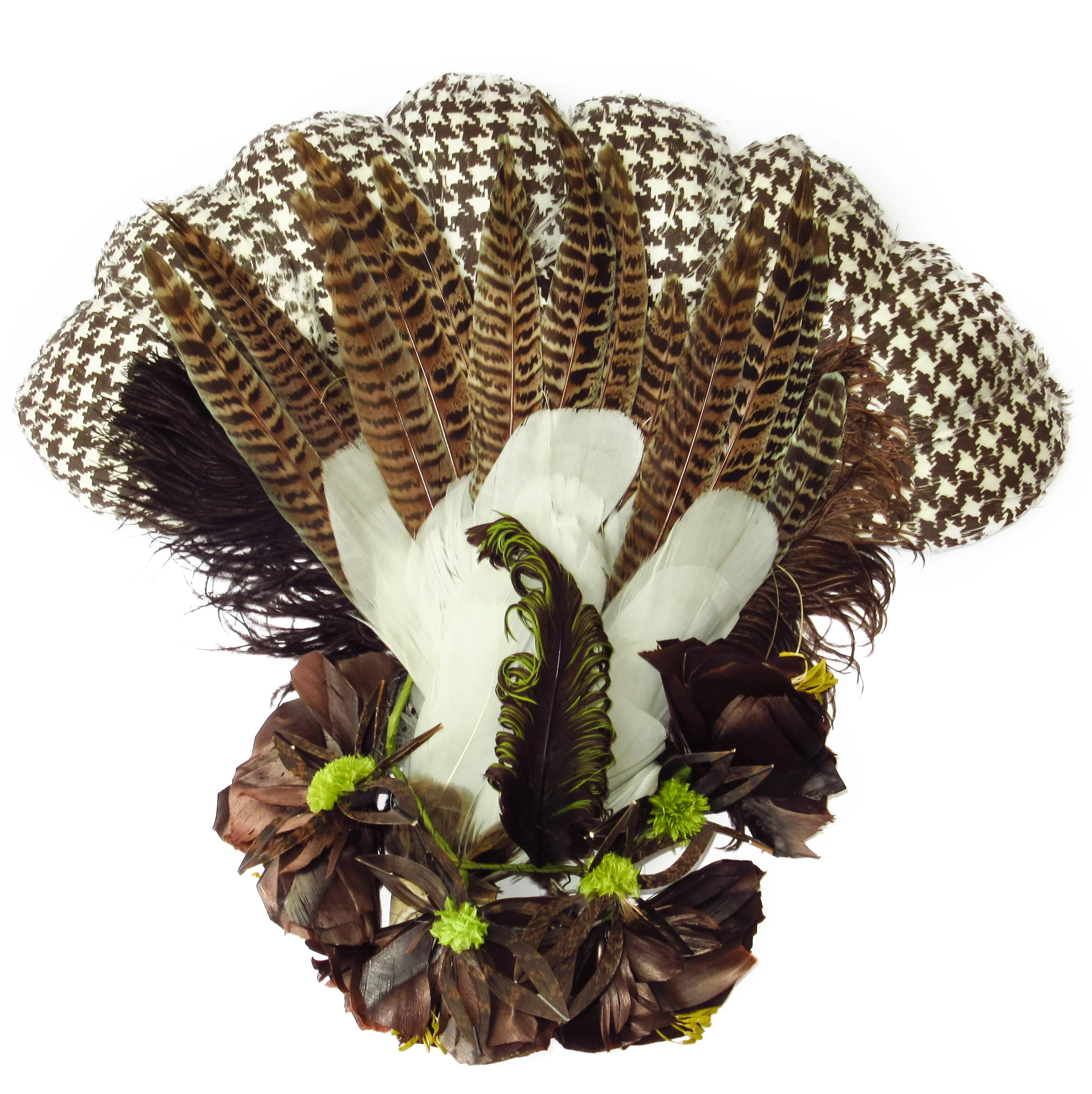 Brown feathers