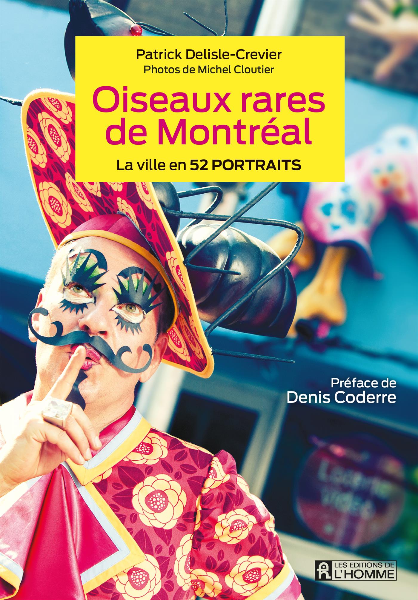 Oiseaux rares de Montréal réunit 52 personnages d'exception qui se distinguent par leur métier, leur humanité, leur excentricité, leur charme ou leur pérennité. Ces visages, nous les reconnaissons au détour d'une balade sans oser leur adresser la parole. Comme deux ornithologues passionnés, Patrick Delisle-Crevier et Michel Cloutier sont allés pour nous au-devant de ces Montréalais magnifiques, véritables repères dans la cité. Loin des clichés touristiques, découvrez l'une des facettes les plus méconnues, mais aussi les plus attachantes de la ville: ceux qui, jour après jour, en font battre le cœur. Juliette Trolio de Rix Rax est l'Oiseau rare n*5 de Montréal.