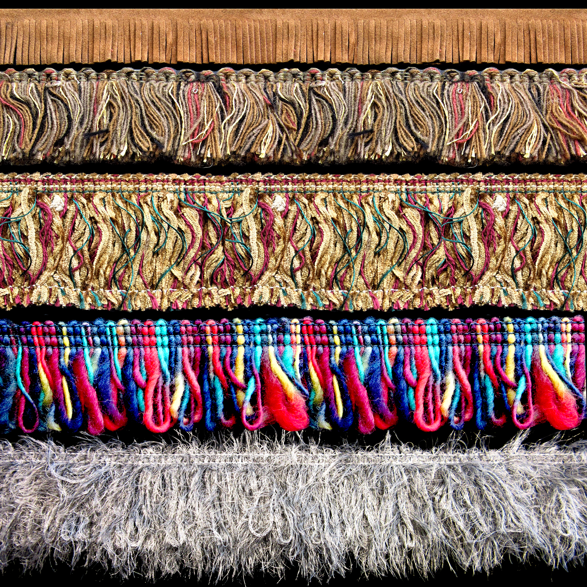 Frange en fibre naturelle