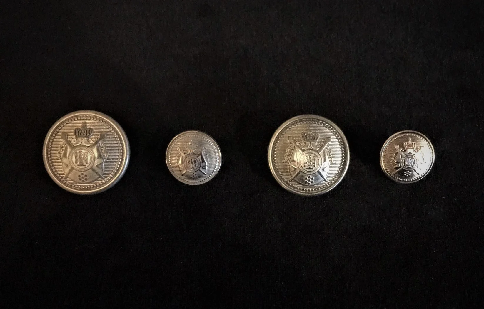 Metal Military Style Buttons