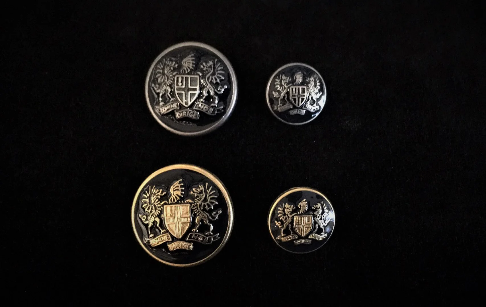 Metal Militray Style Buttons