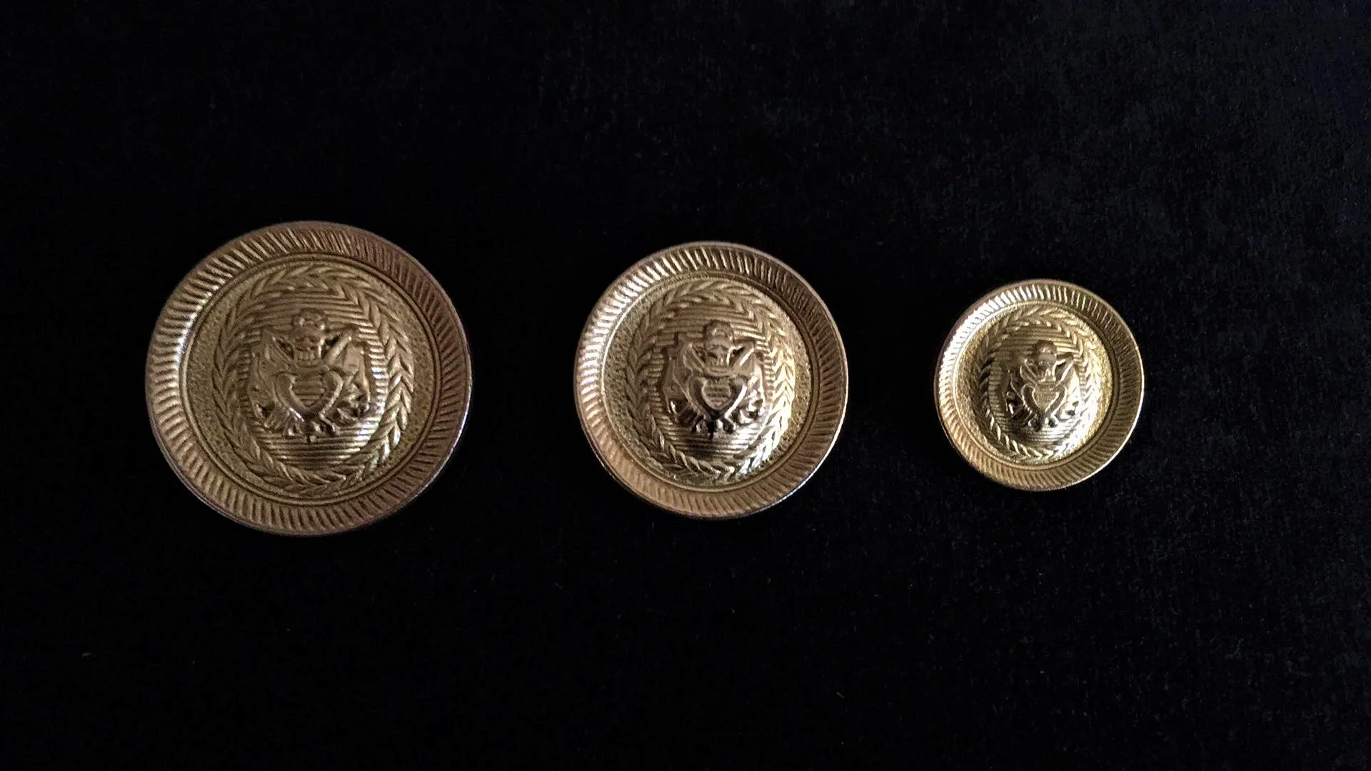 Boutons style Balmain en métal