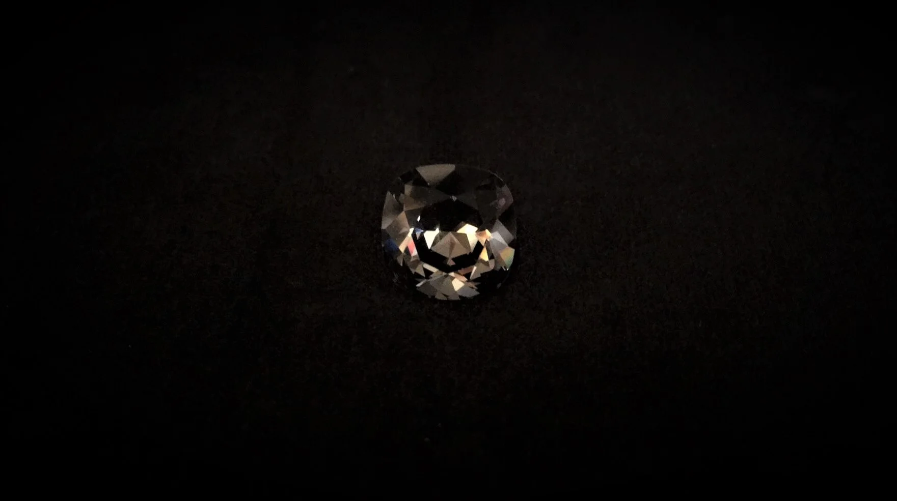 Bouton en cristal fumé