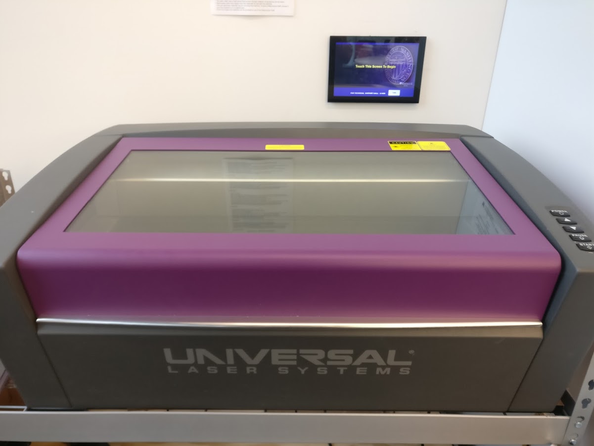 My favorite machine - the ULS 1' x 2' laser cutter 