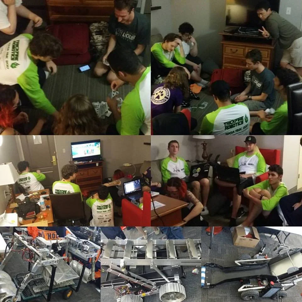 Day 3! Filled with robot sight seeing, ended a little early because of weather complications. So we did TEAM BONDING with a MOVIE, CARD GAMES, FUN and LAUGHTER!