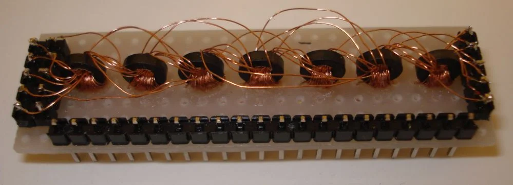 A modern implementation of core rope memory by Kos (from the Hackaday example)