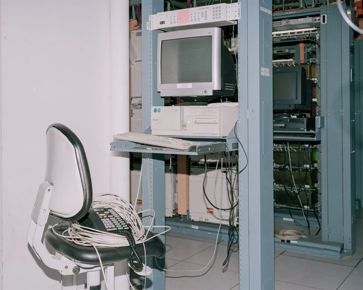 Production still, Fragments on Machines , 2013 