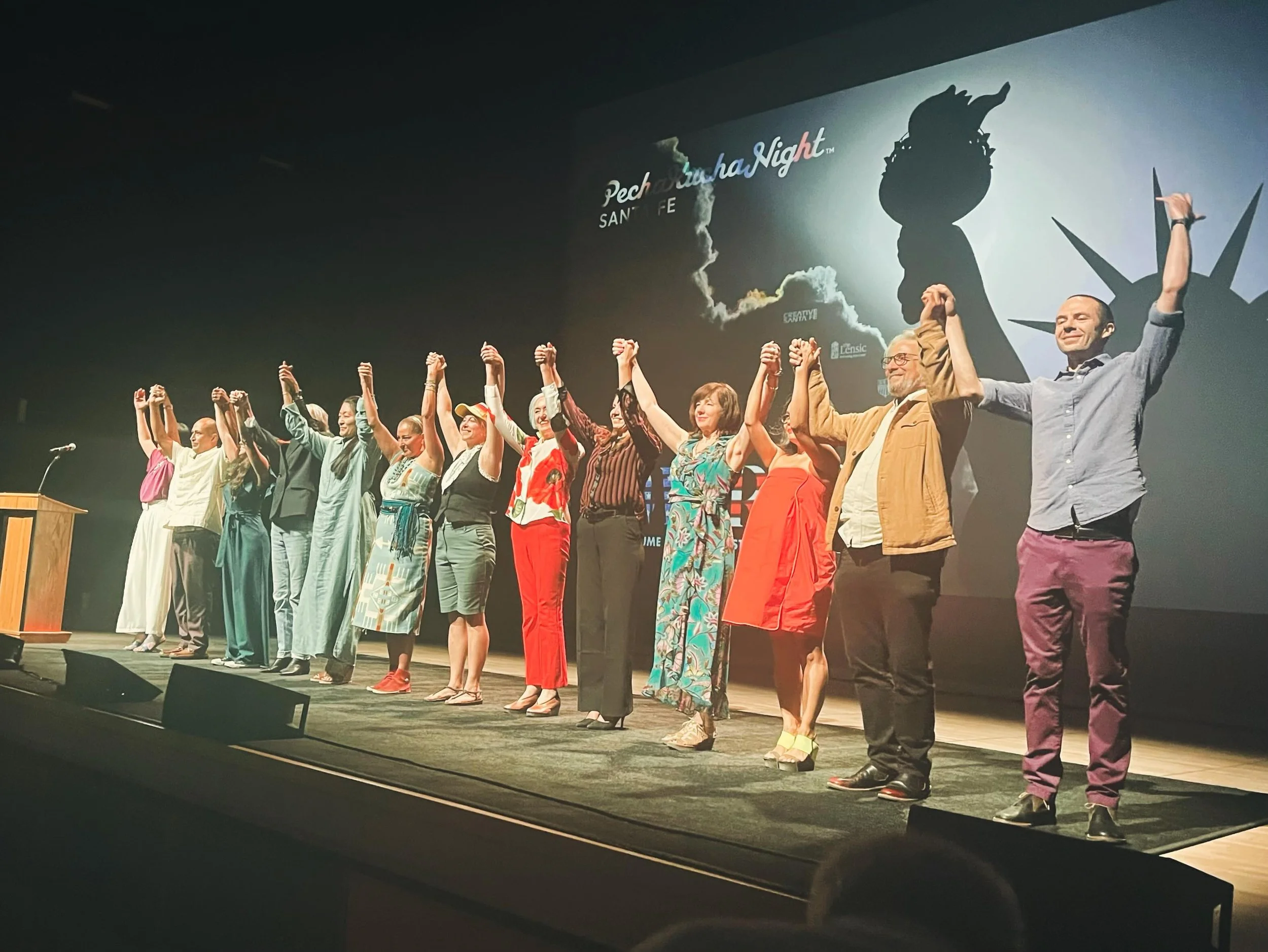 So grateful to have participated alongside this amazing group of presenters for CREATIVE SANTA FE&rsquo;s PechaKucha Night at the Lensic, exploring the theme of America.

As Founder/Director of Saint Francis Challenge, my  presentation connected the 