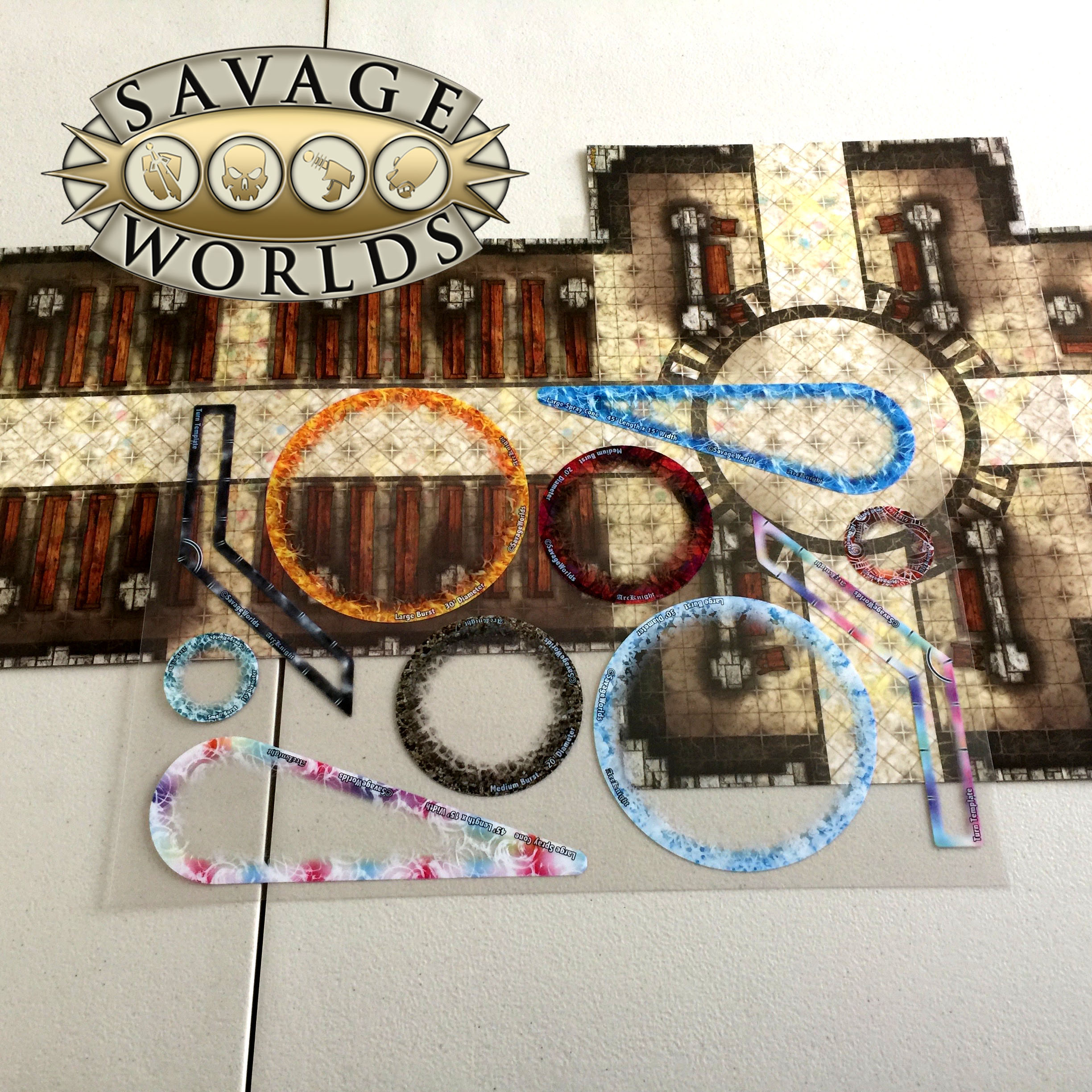 Savage Worlds Templates - Raw Spell Sheets