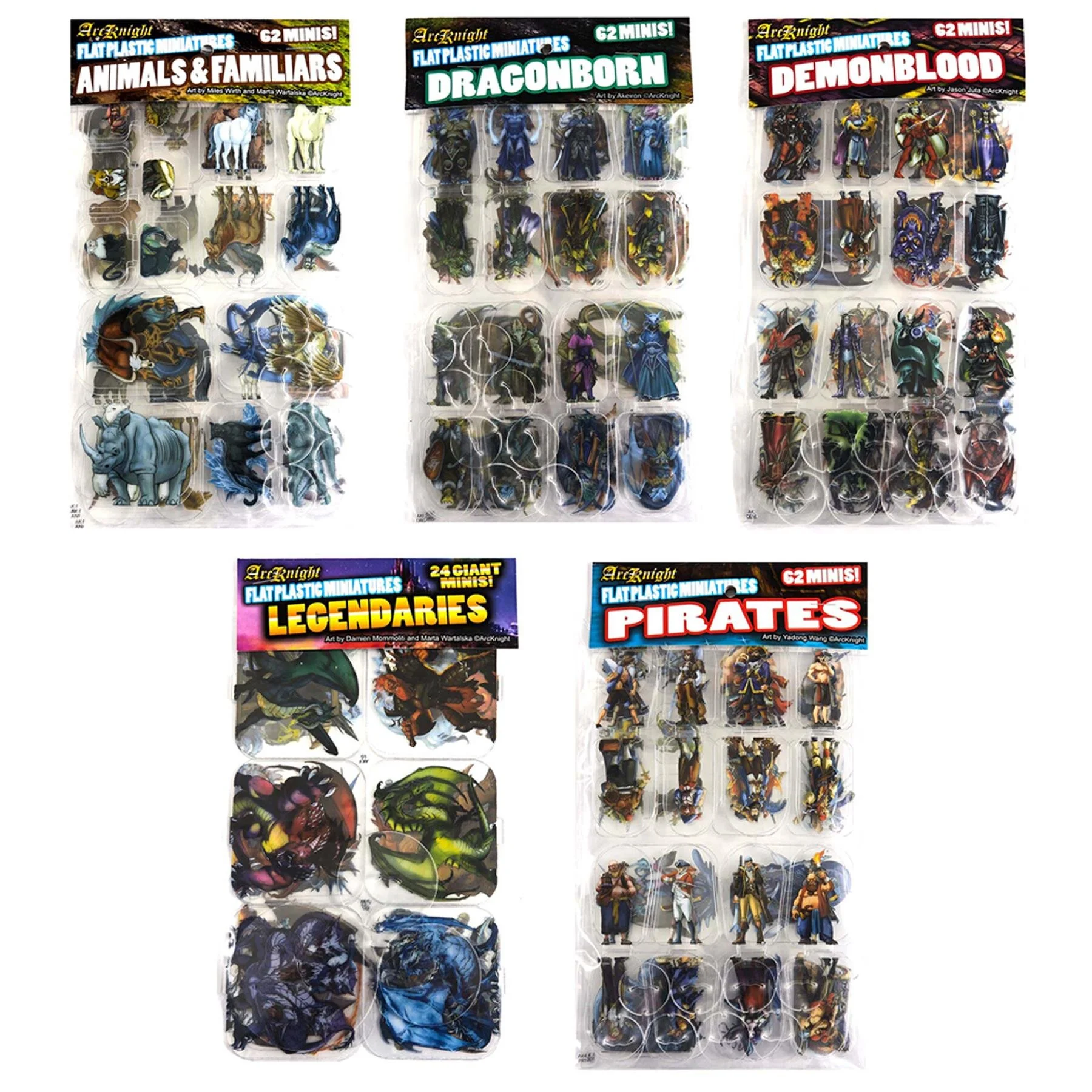 Flat Plastic Miniatures - Fantasy Expansion