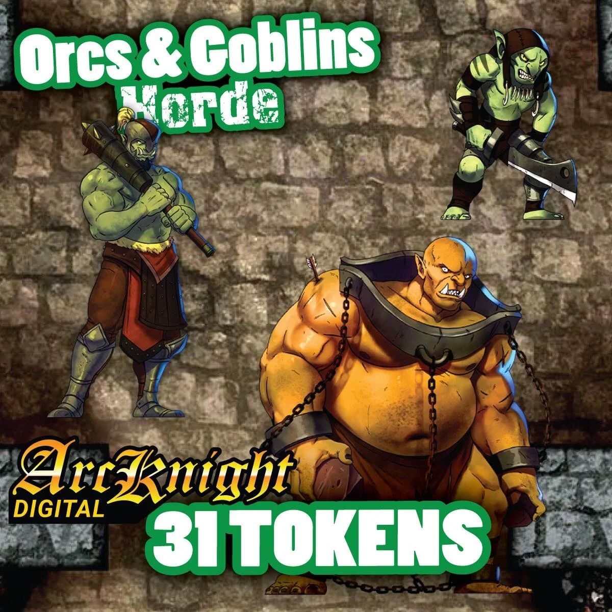 AK Digital Tokens - Orcs and Goblins Horde