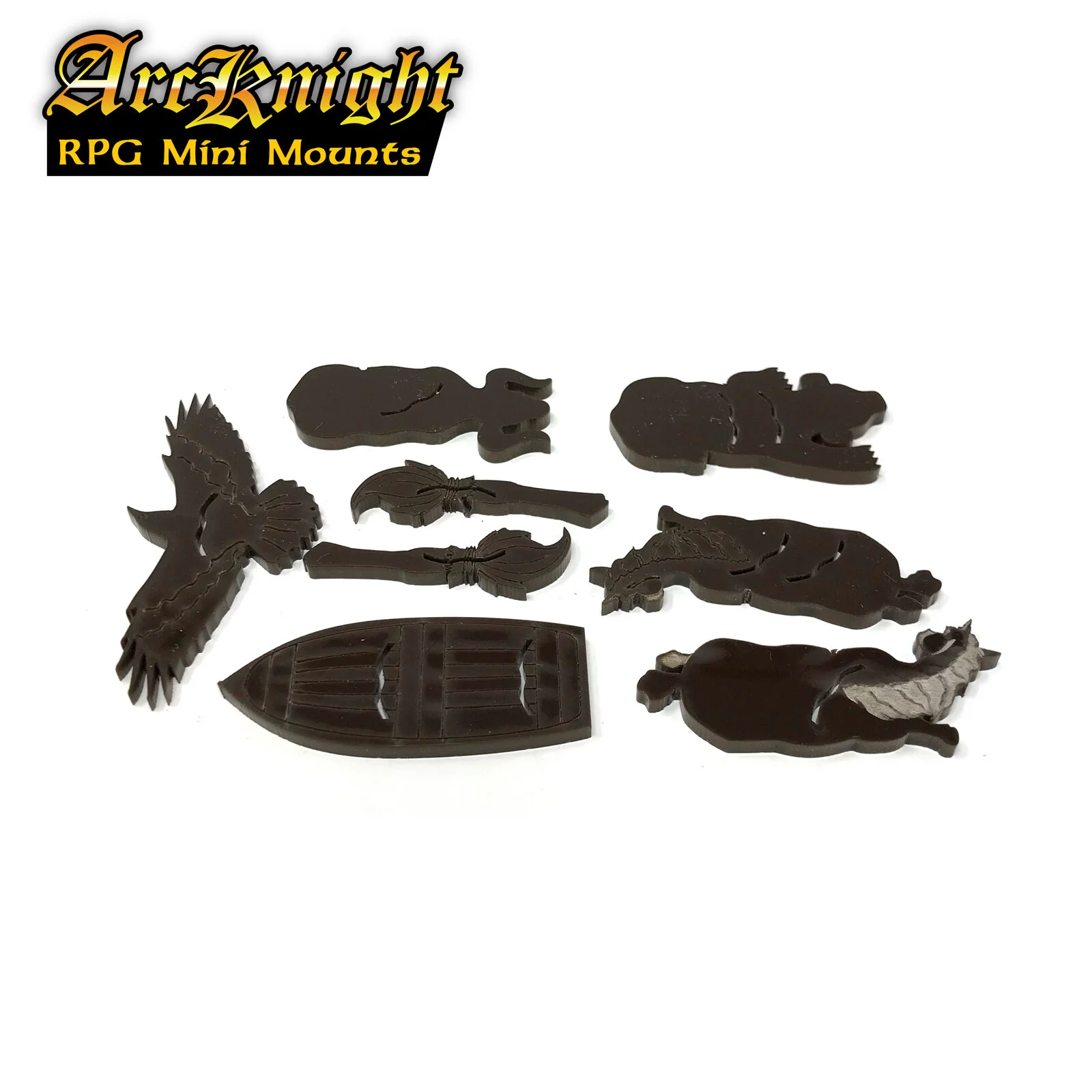 RPG Mini Mounts - Animals (Brown)