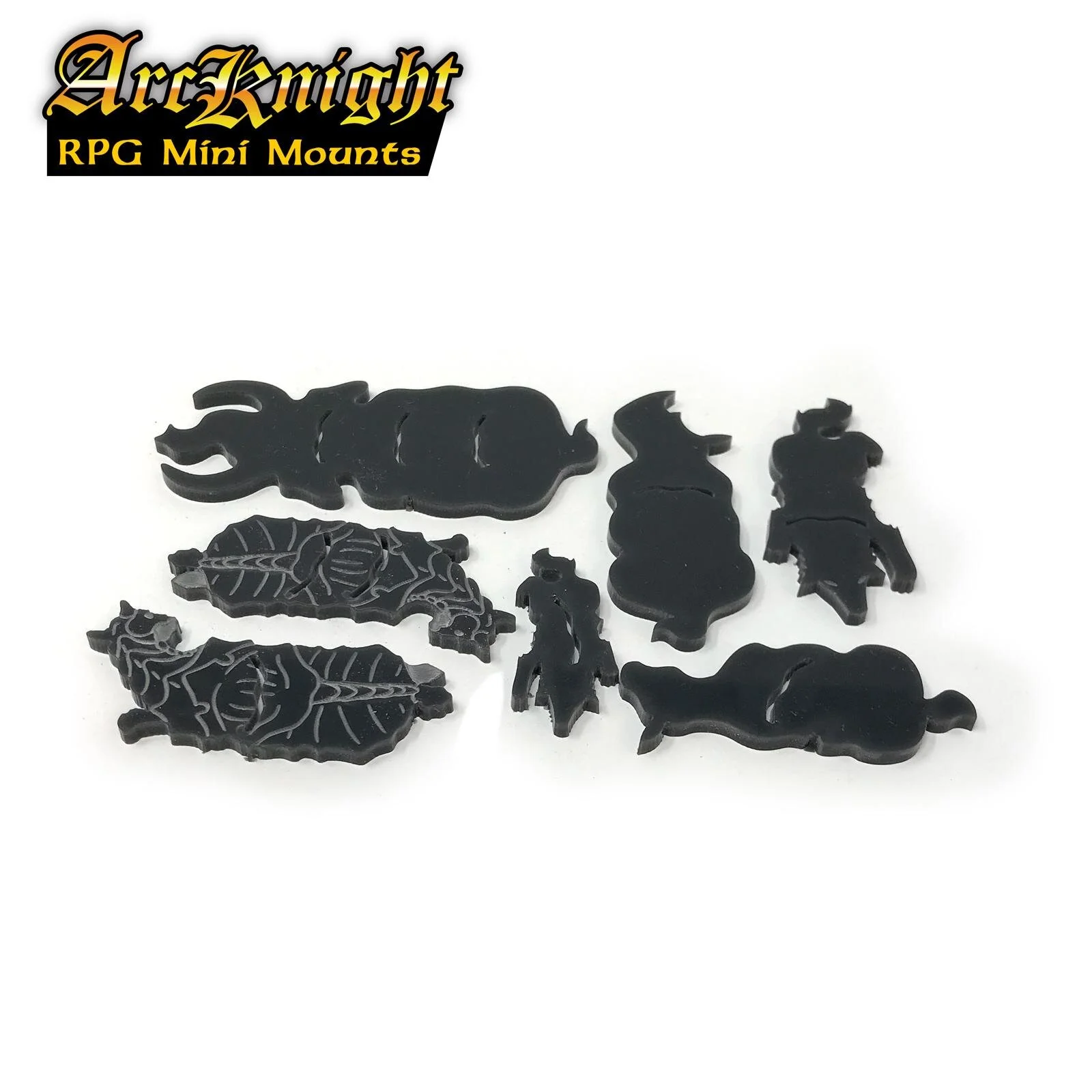 RPG Mini Mounts - Animals (Gray)
