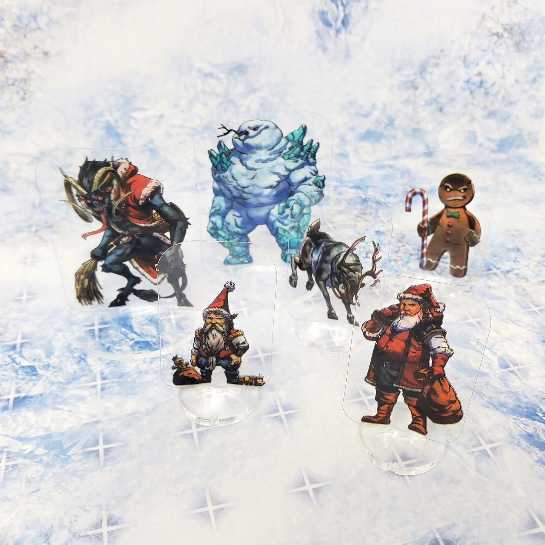 Santa, Krampus, and Friends Miniatures