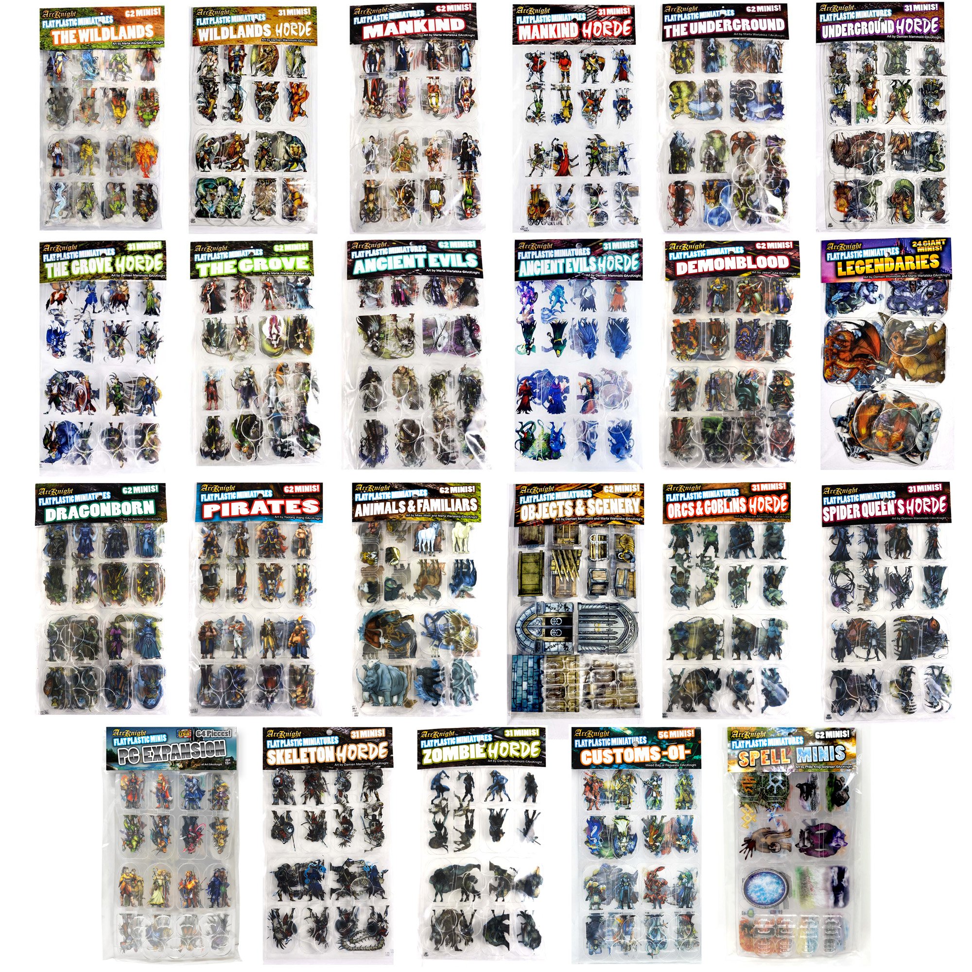 Flat Plastic Miniatures - Kitchen Sink Bundle