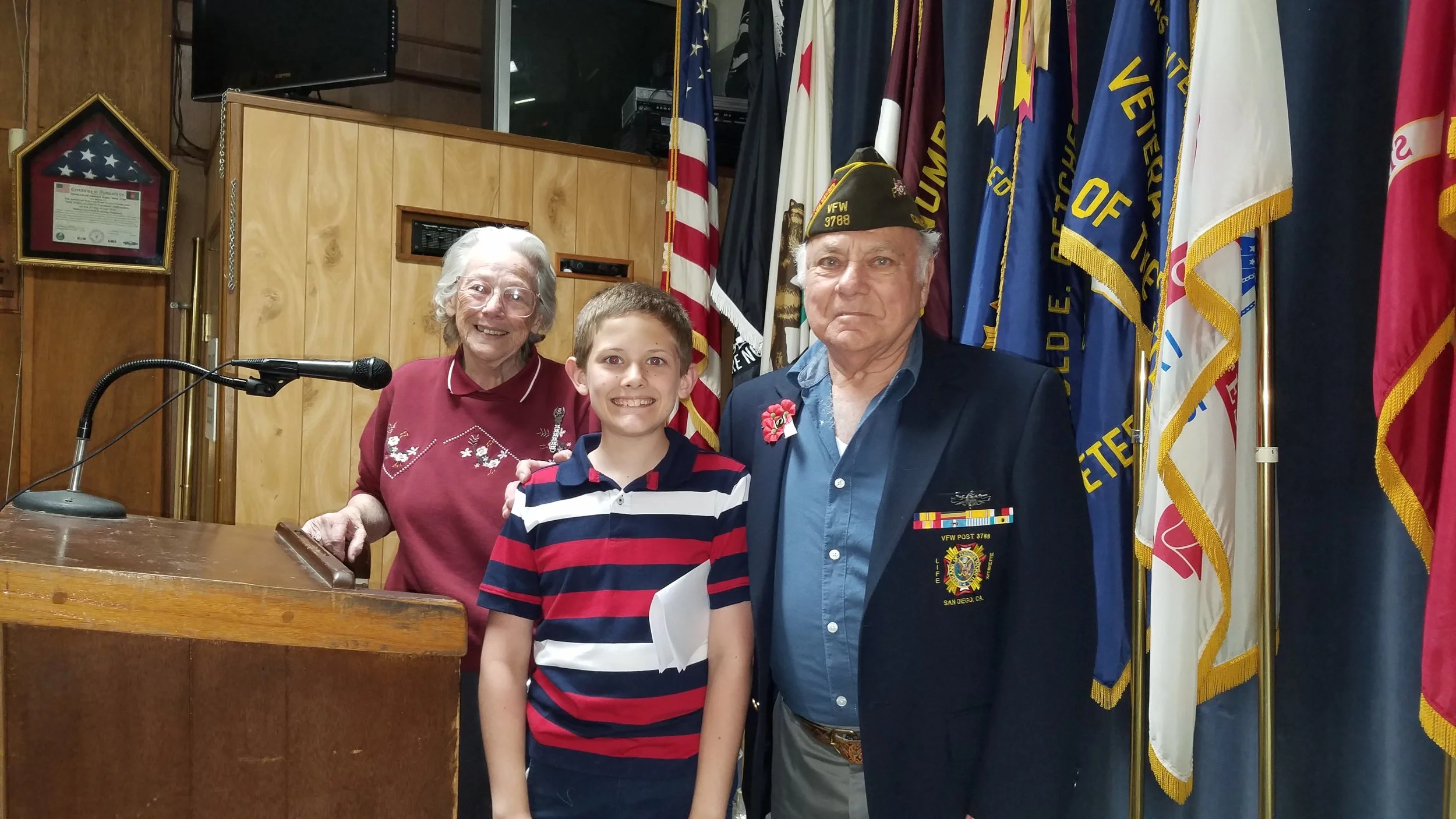 Austin D. West- Patriot Pen Winner