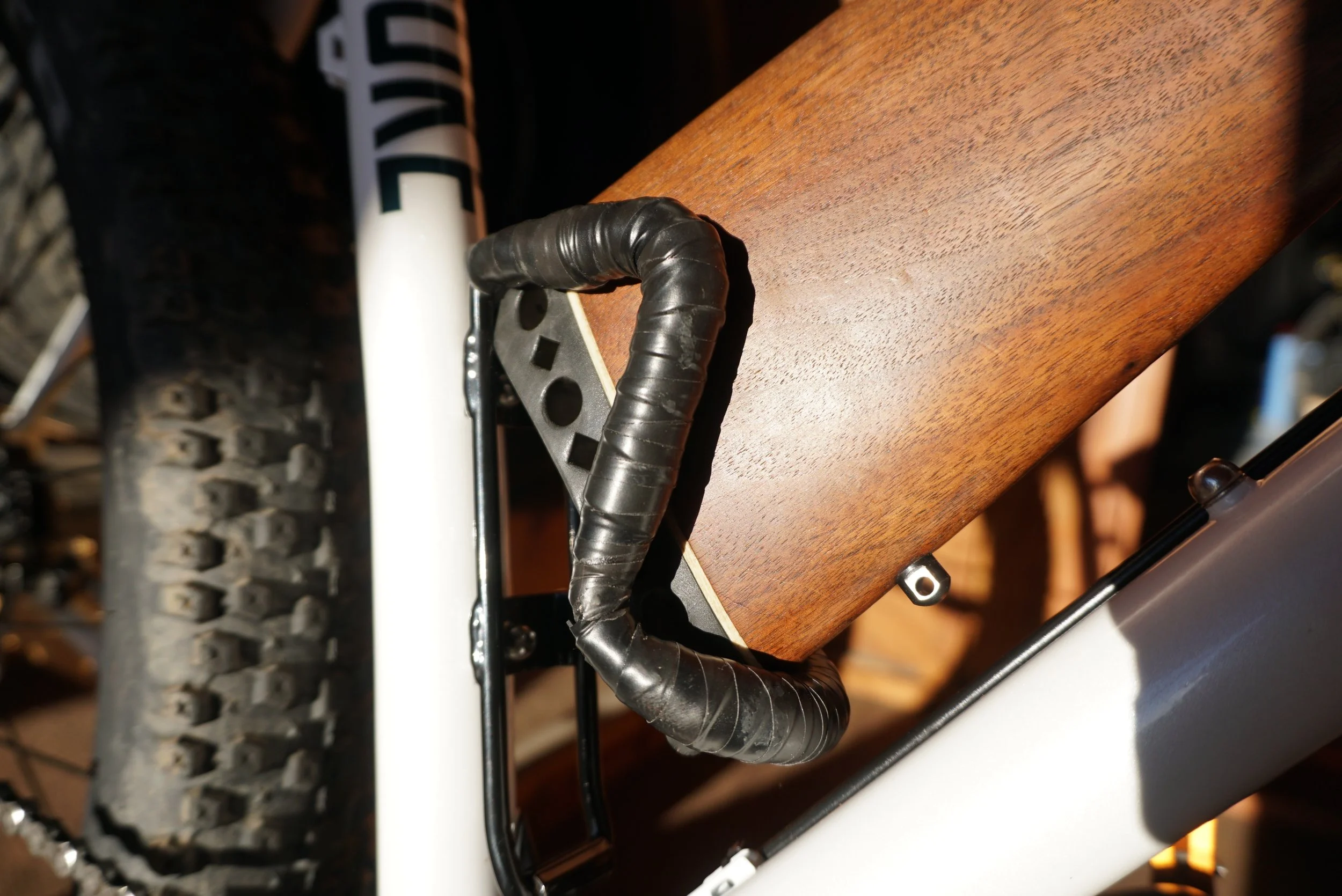 Shotgun bike mount — Spoke'n'Fly