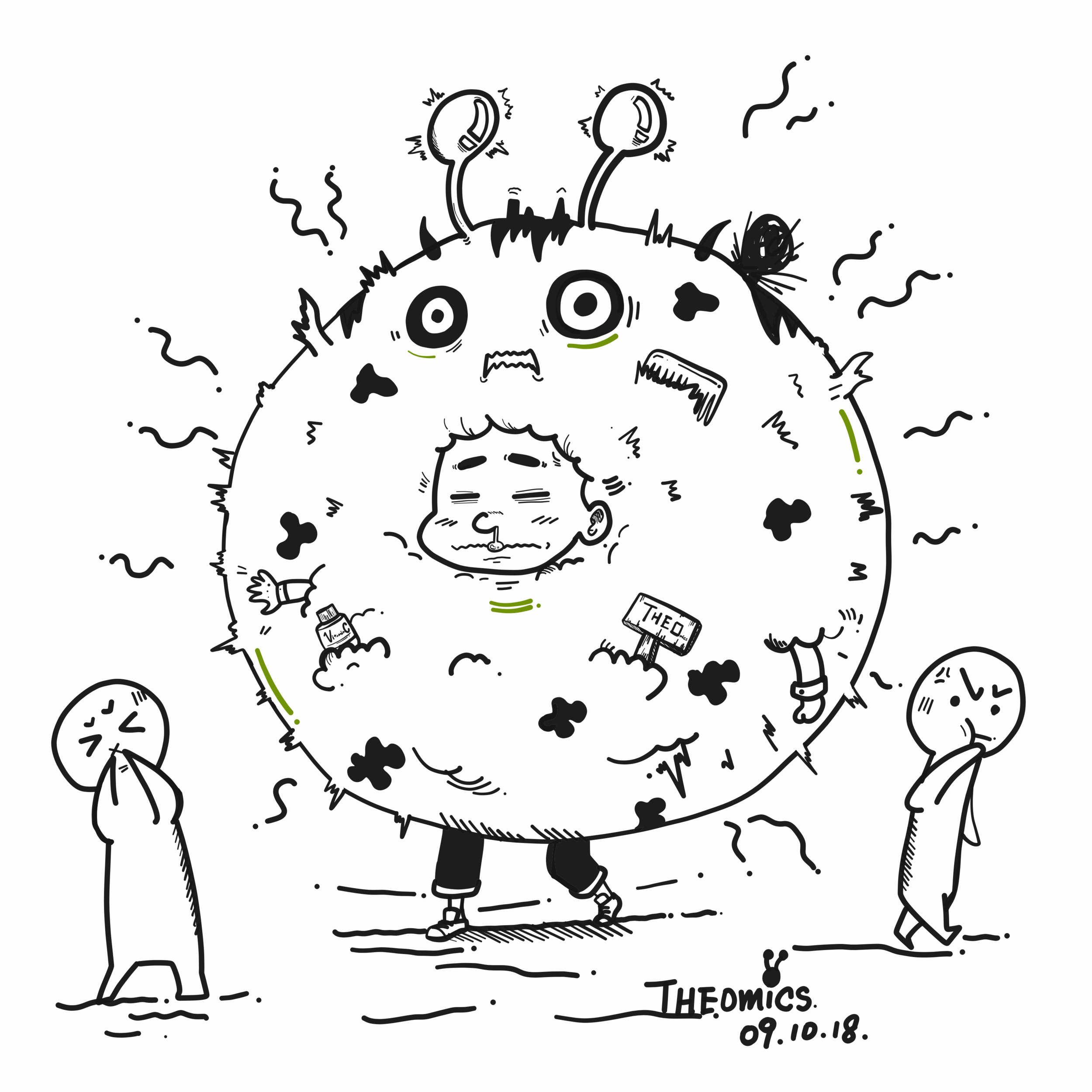 I was a walking Germ - 2018