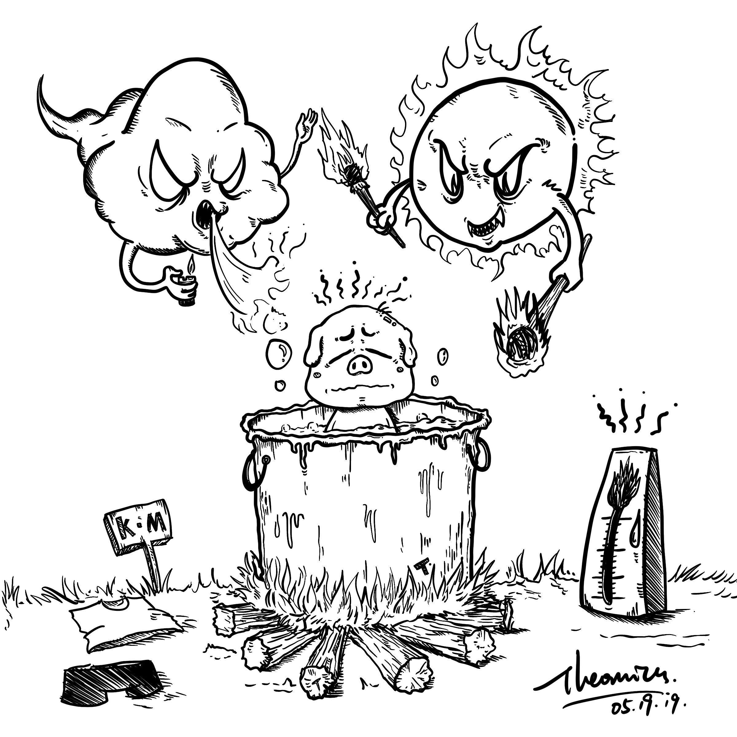 Just too Hot. - 2019