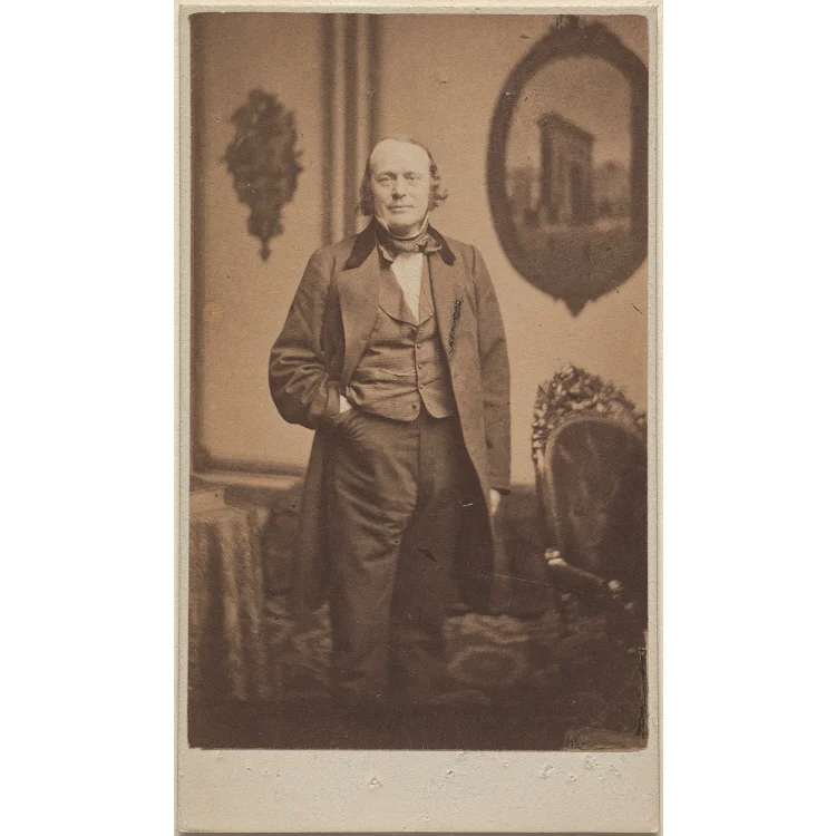 Jean Louis Rodolphe Agassiz, by John Adams Whipple, Albumen silver print, c. 1860. Collection of the National Portrait Gallery, Smithsonian Institution.