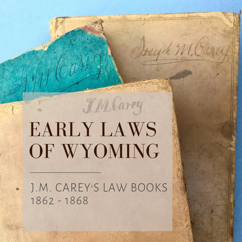 J.M. Carey's Law Books