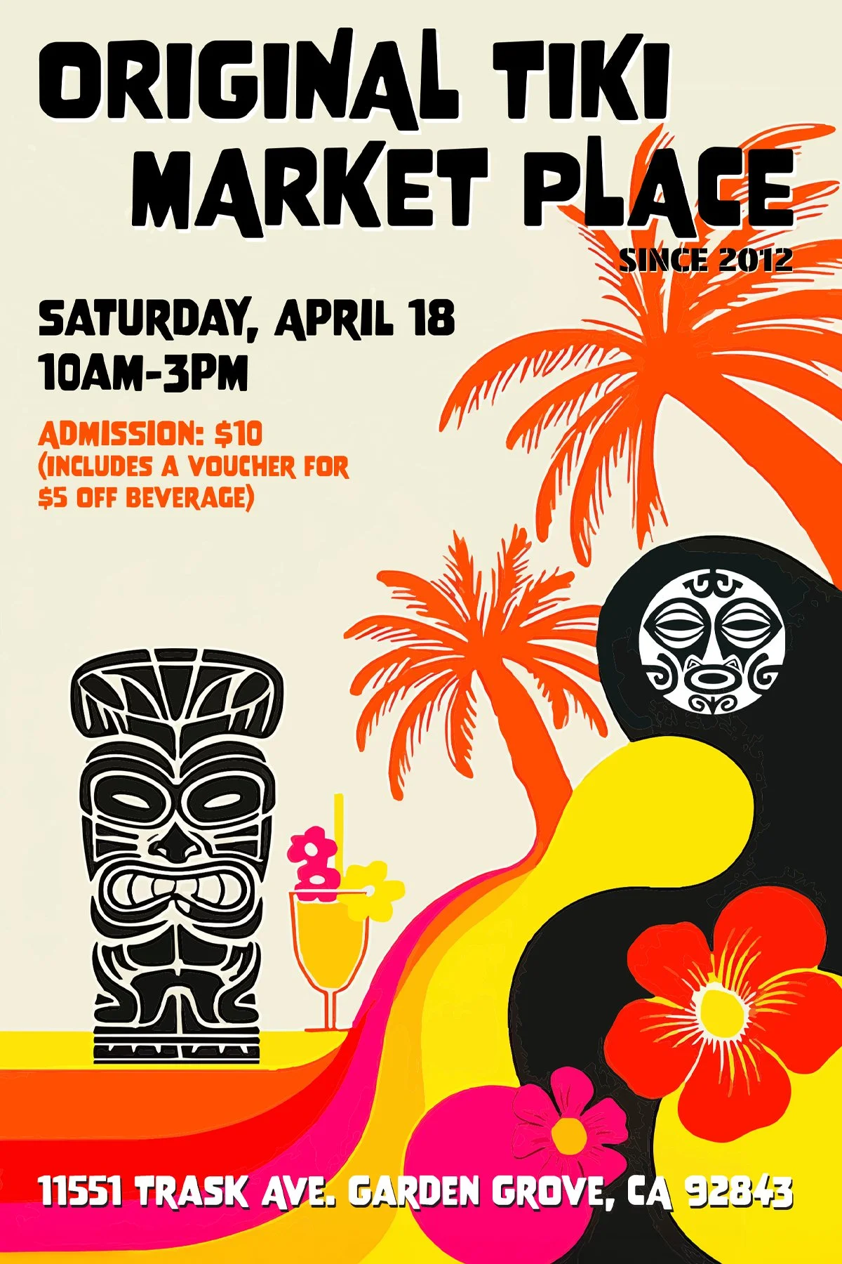 The Original TIKI Market Place - Saturday, April 18th 