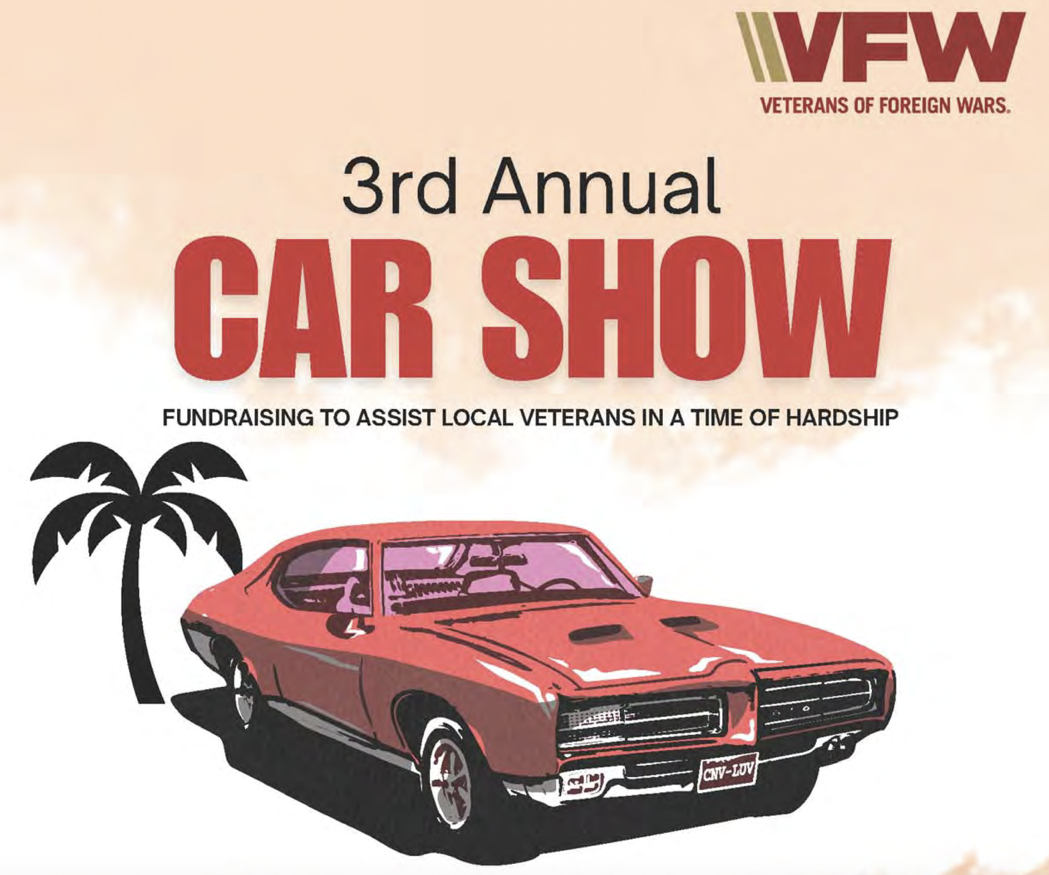 Veterans of Foreign Wars - Car Show, August 22nd, Oceanside, Ca.