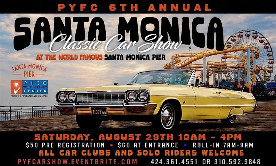 Santa Monica Classic Car Show, Saturday, August 29th