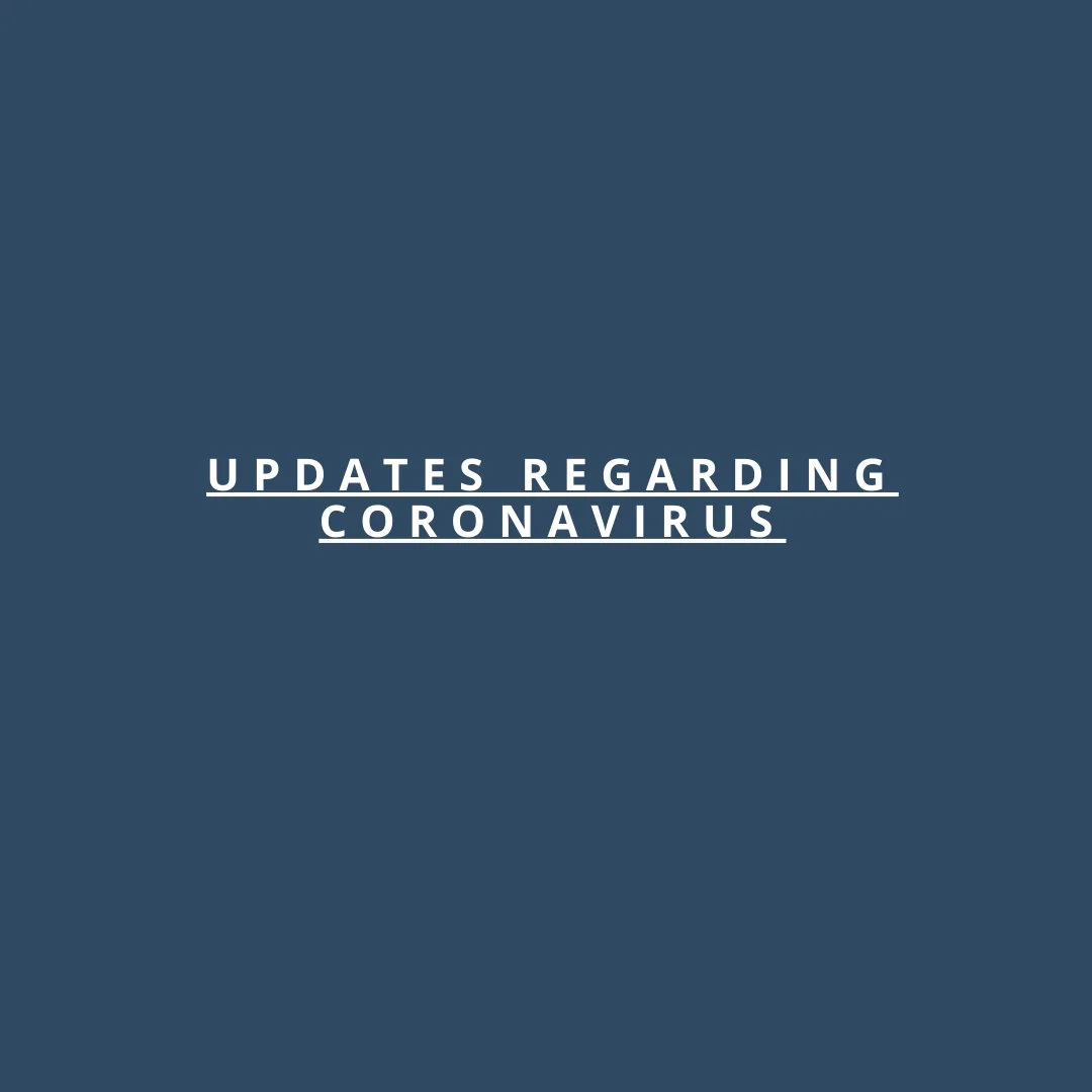 Update from Calvary regarding Coronavirus.