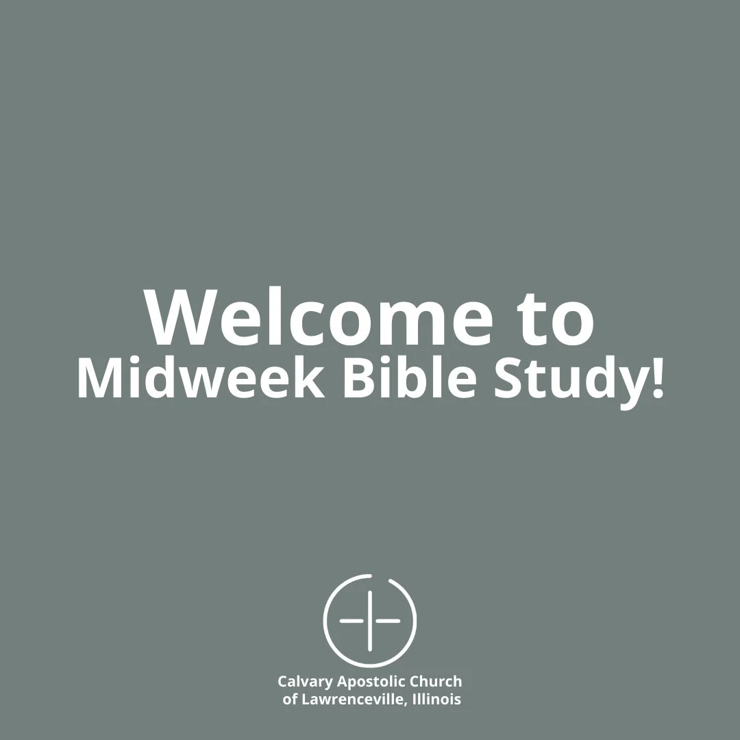 Midweek Bible Study 04|15|20