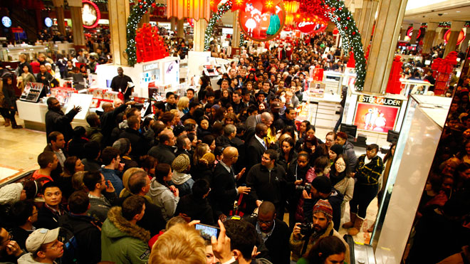 Let them eat cake...and buy discounted TVs