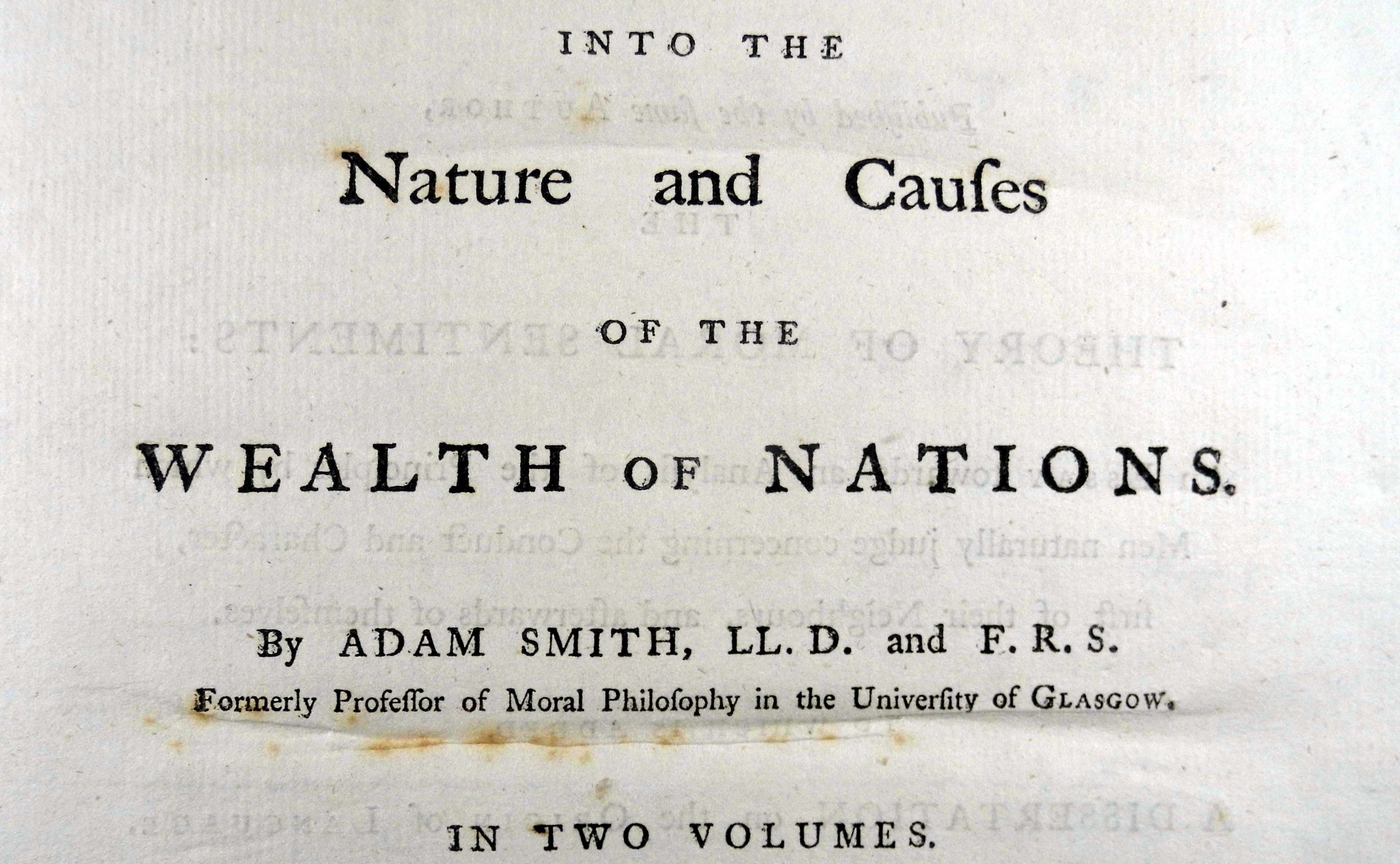 239 years of The Wealth of Nations